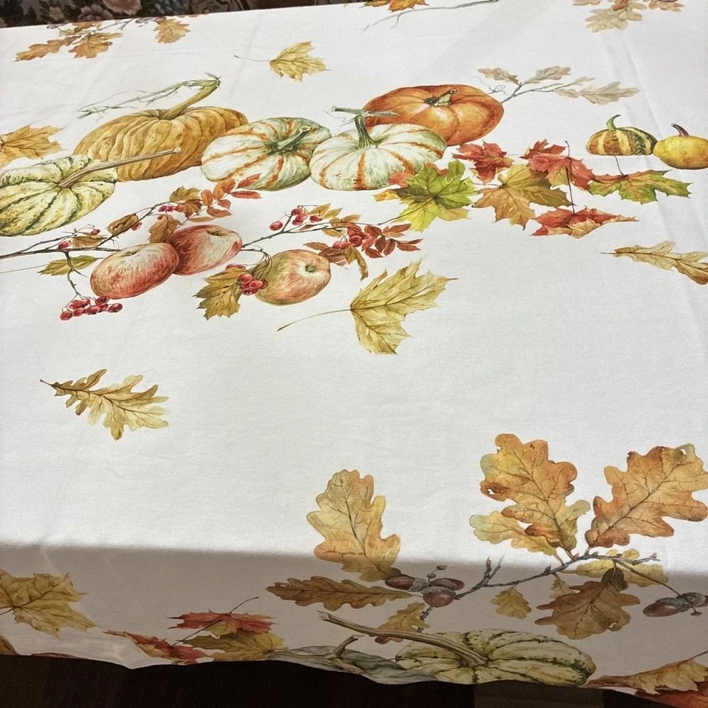 Southern Living Tablecloth Fall Autumn Thanksgiving 56x80